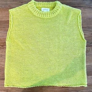 Velvet Sage Crew Neck cotton sweater - size XS